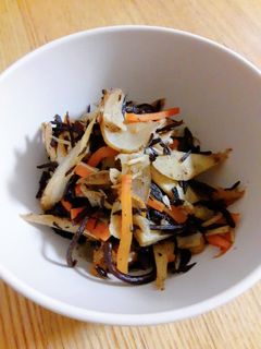 【我が家の定番】菊いも入りひじきの五目煮-レシピのメイン写真