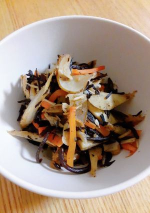 【我が家の定番】菊いも入りひじきの五目煮-レシピのメイン写真