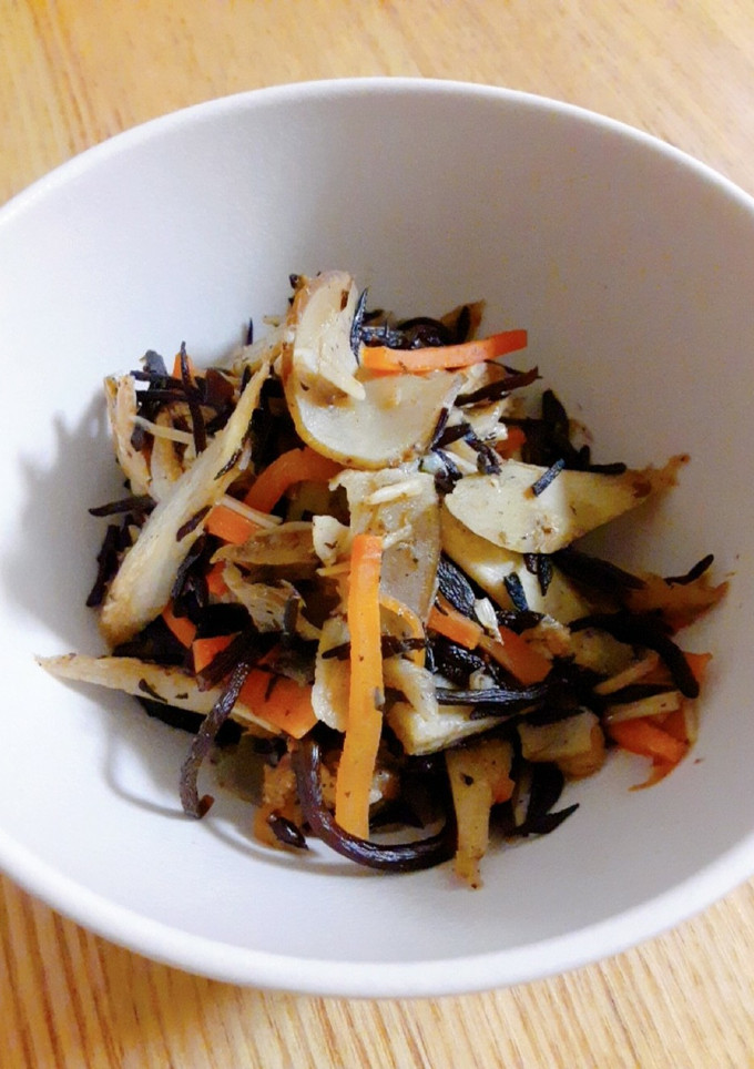 【我が家の定番】菊いも入りひじきの五目煮-レシピのメイン写真