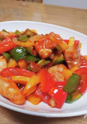 鶏肉のケチャップ炒め-レシピのメイン写真