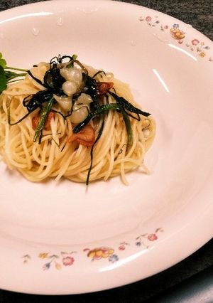 その辺の草パスタ〜Beta58をそえて〜-レシピのメイン写真