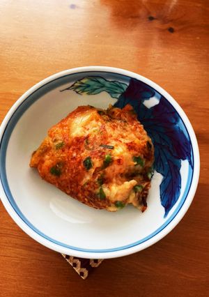 超簡単！ふわっとろ長芋キムチ焼き-レシピのメイン写真