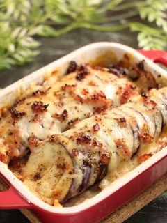 簡単!茄子のチーズ焼き-レシピのメイン写真