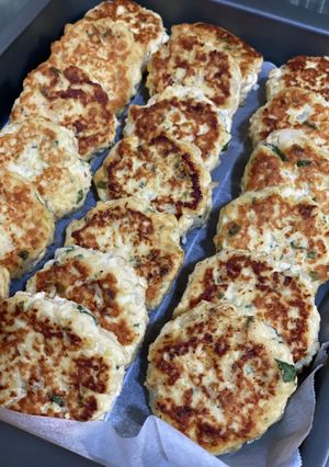 ササミ豆腐オートミールハンバーグ-レシピのメイン写真