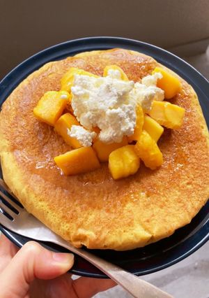 外さく中ふわ！おから100%パンケーキ-レシピのメイン写真