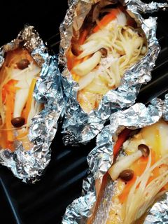 鮭のホイル焼き☆レモンペパーミックス味-レシピのメイン写真