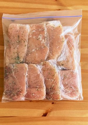 レンチンで簡単　サラダチキン(下味冷凍)-レシピのメイン写真