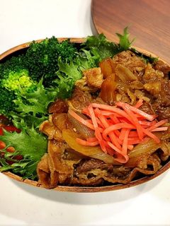 のっけ弁当牛丼-レシピのメイン写真