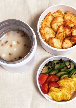 自分弁当・4月15日-レシピのメイン写真