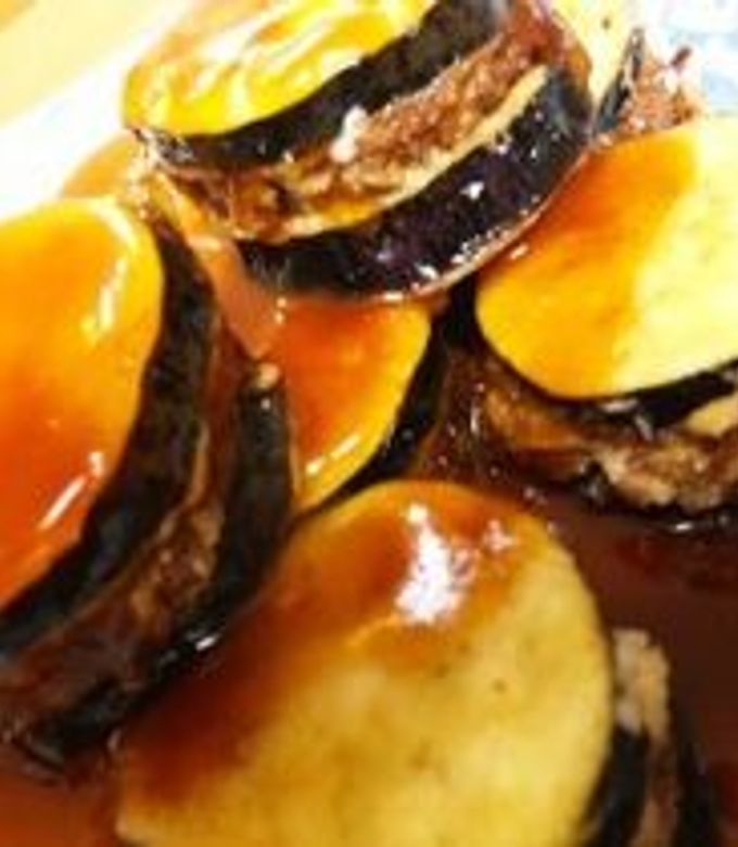 なすのひき肉はさみ揚げ-レシピのメイン写真