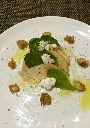 桃とチーズのサラダ-レシピのメイン写真