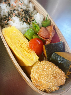 トマト炒め弁当-レシピのメイン写真