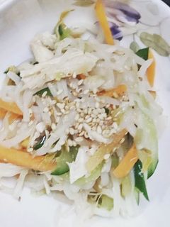 蒸し鶏ともやしの和え物-レシピのメイン写真