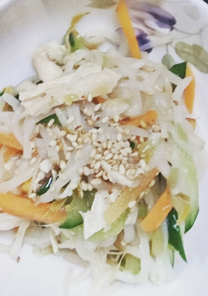 蒸し鶏ともやしの和え物-レシピのメイン写真