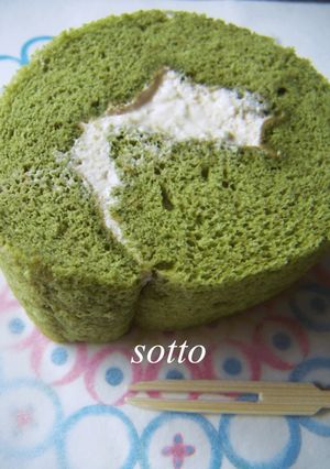 はんなり♥抹茶＆きな粉の和づくしロール♡-レシピのメイン写真
