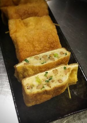 ハンペン卵フワフワ巾着焼き(*≧∀≦*)-レシピのメイン写真