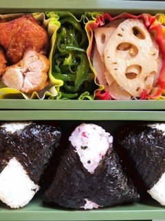 高校生弁当日記(おにぎり弁当編)-レシピのメイン写真