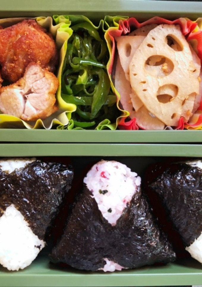 高校生弁当日記（おにぎり弁当編）-レシピのメイン写真