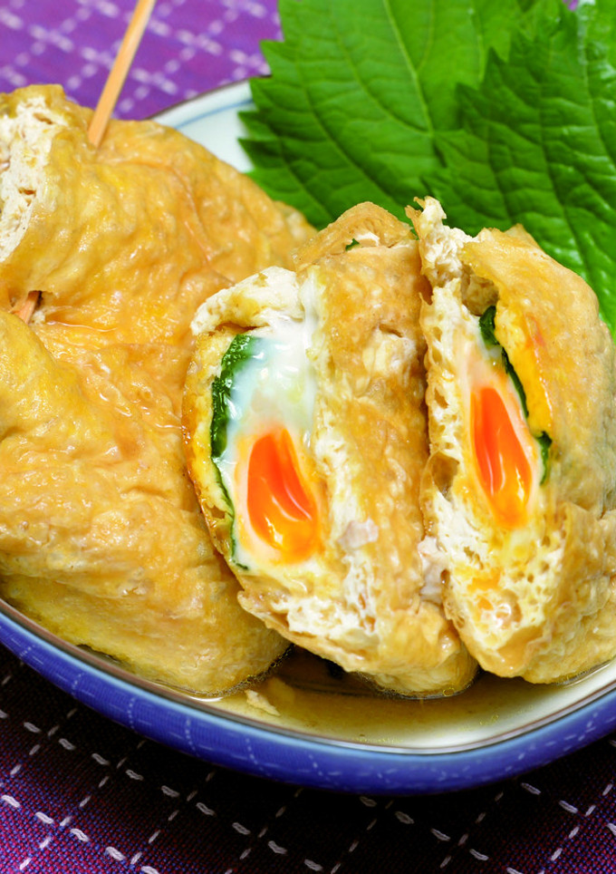 大判油揚げのたまご巾着-レシピのメイン写真