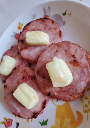 明宝ハムチーズ乗せ-レシピのメイン写真