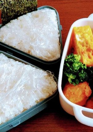 男子高校生お弁当（2）おにぎり-レシピのメイン写真