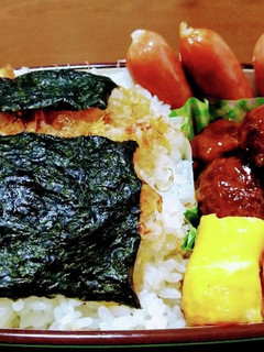 男子高校生お弁当(4)のり弁-レシピのメイン写真