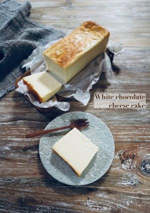 ホワイトチョコチーズケーキ-レシピのメイン写真