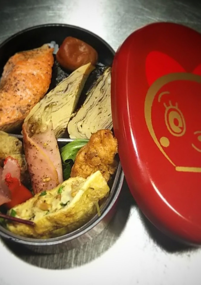 ノアちゃんの焼き鮭弁当(*≧∀≦*)-レシピのメイン写真