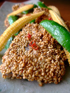 【旬】秋刀魚の南部揚げ (ゴマ揚げ)-レシピのメイン写真