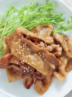 糀パウダーでやわらか★豚の生姜焼き-レシピのメイン写真