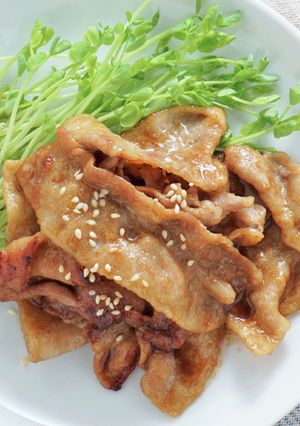 糀パウダーでやわらか★豚の生姜焼き-レシピのメイン写真