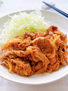 豚肉と玉ねぎのスパイシー炒め♪-レシピのメイン写真