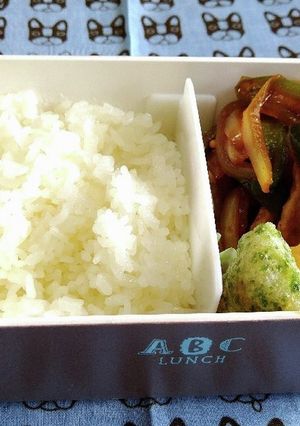 男子高校生お弁当(7)焼肉-レシピのメイン写真