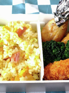 男子高校生お弁当(8)チャーハン-レシピのメイン写真
