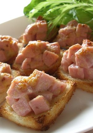 魚肉ソーセージのマヨチーズカナッペ-レシピのメイン写真