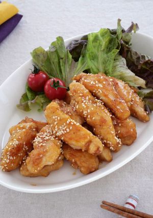 揚げない！ヘルシー！鶏むね肉の甘辛チキン-レシピのメイン写真