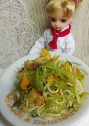 リカちゃん♡青柳酒蒸しパスタ(๑⁺⁺๑)-レシピのメイン写真
