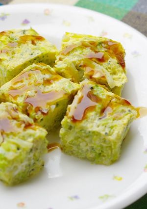 ベジ♪レンジでふんわり★お好み卵焼き-レシピのメイン写真