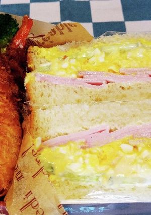 男子高校生お弁当（14）サンドイッチ-レシピのメイン写真