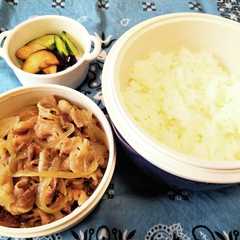 รูปของ 男子高校生お弁当(26)牛丼