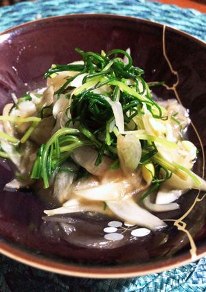 おかひじきと新玉ねぎのサラダ-レシピのメイン写真