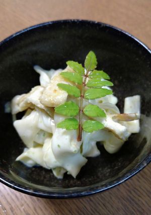 ヒメカワの木の芽マヨ和え-レシピのメイン写真