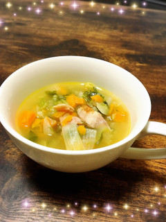セロリが美味しいふわふわ野菜スープ-レシピのメイン写真