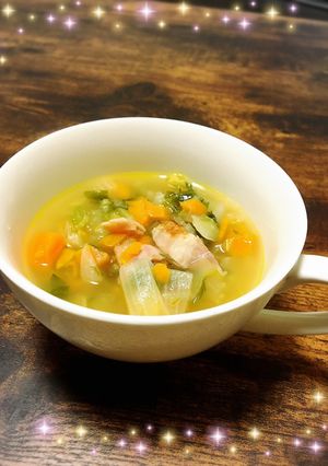 セロリが美味しいふわふわ野菜スープ-レシピのメイン写真