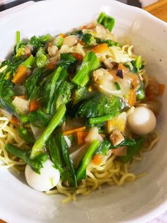菜の花のあんかけ焼きそば-レシピのメイン写真