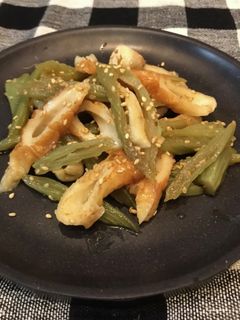 簡単 ちくわとふきの炒め物 -レシピのメイン写真