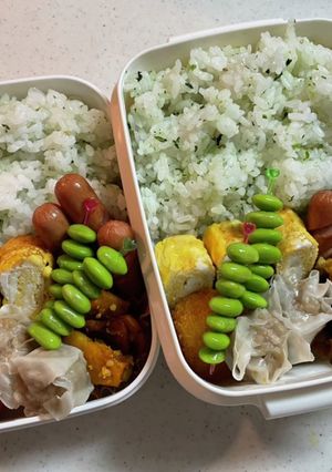 学生弁当(2021.4.8)-レシピのメイン写真