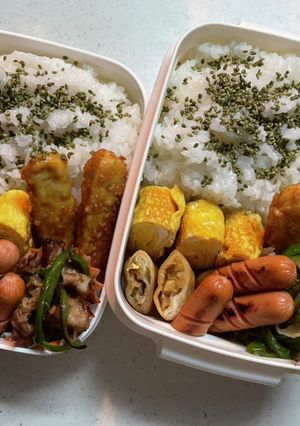 学生弁当(2021.4.9)-レシピのメイン写真