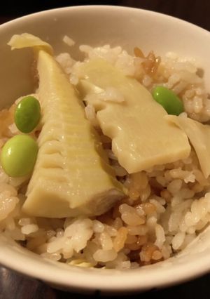 調味料２つだけ★我が家のタケノコご飯-レシピのメイン写真