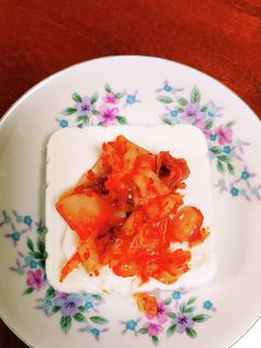 キムチ冷やっこ-レシピのメイン写真